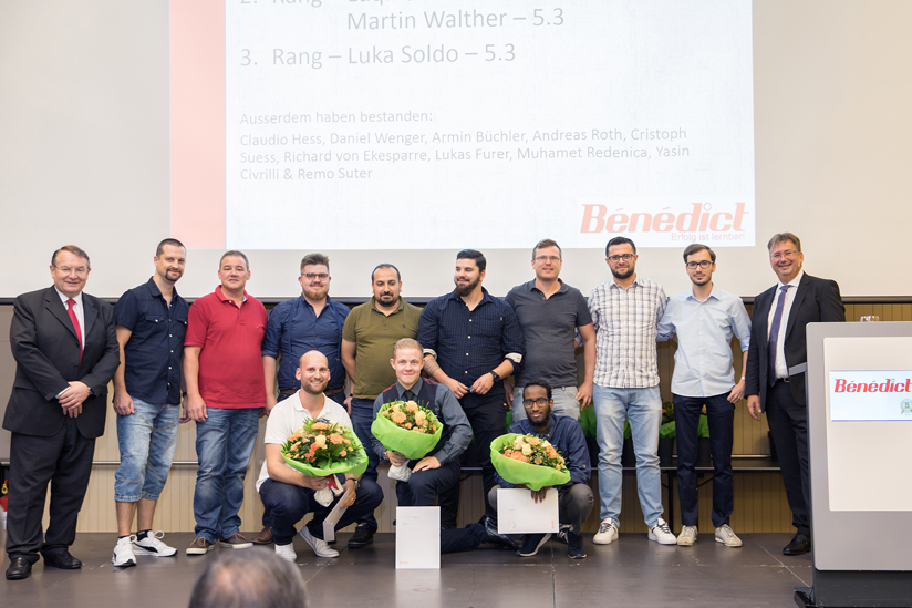 Diplomfeier Benedict / BVS Zürich, 12. Juli 2018